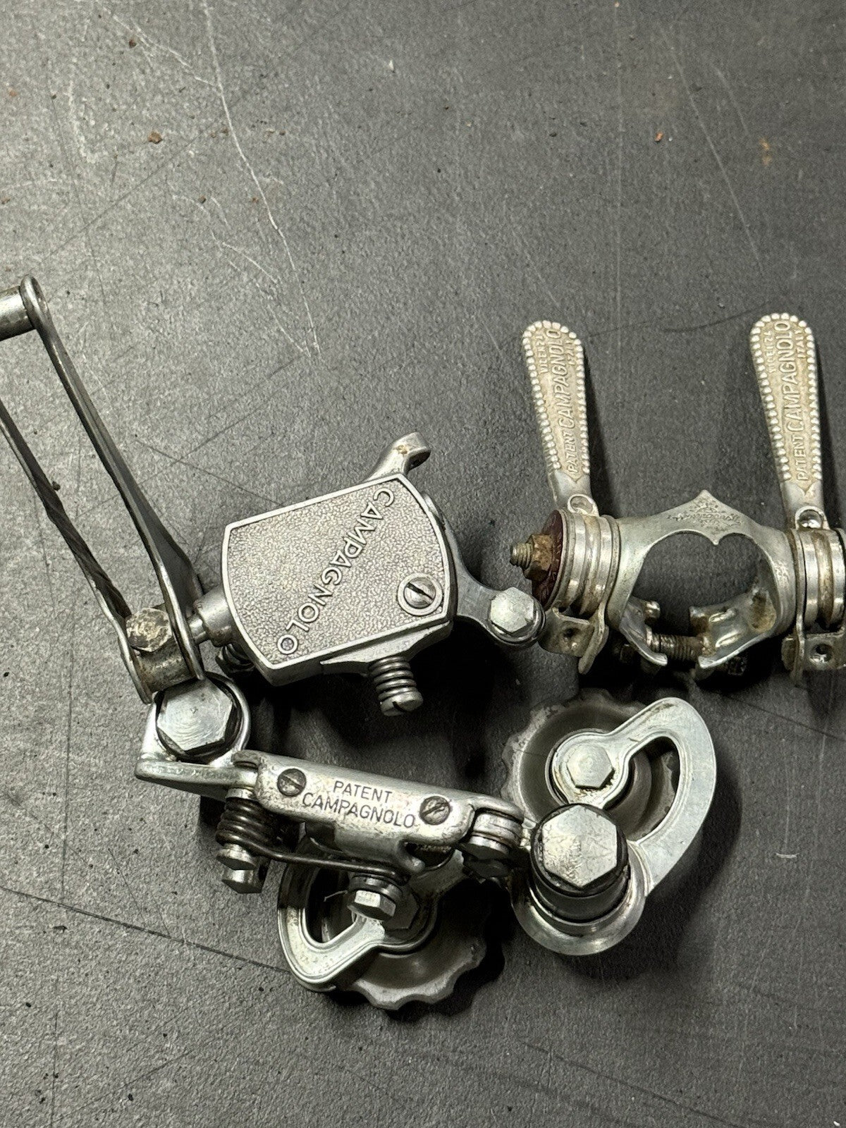 Vintage Campagnolo Valentino Groupset Derailleurs ShifterS