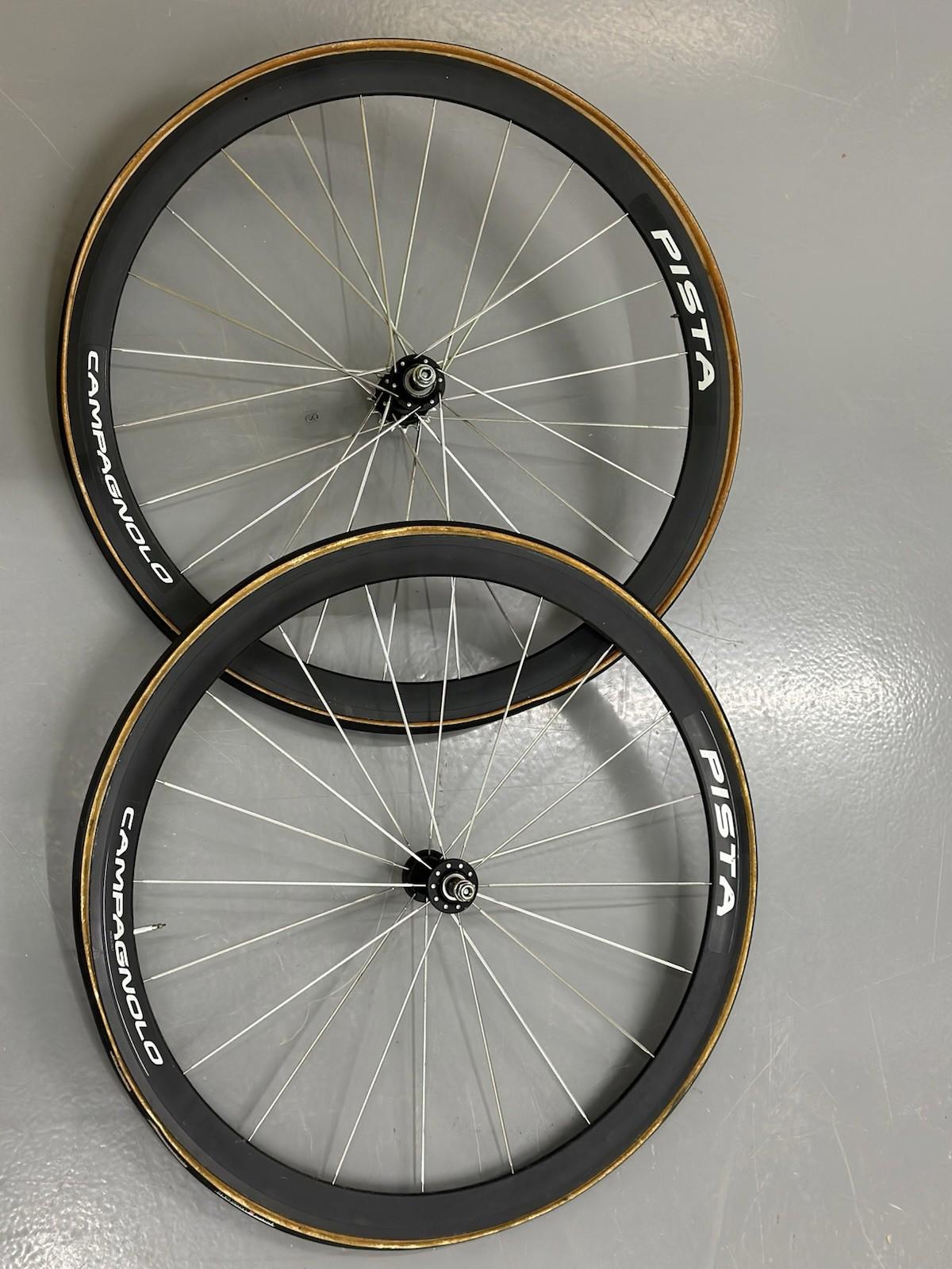 Campagnolo Pista Wheelset 700c Tubular  Track Wheels