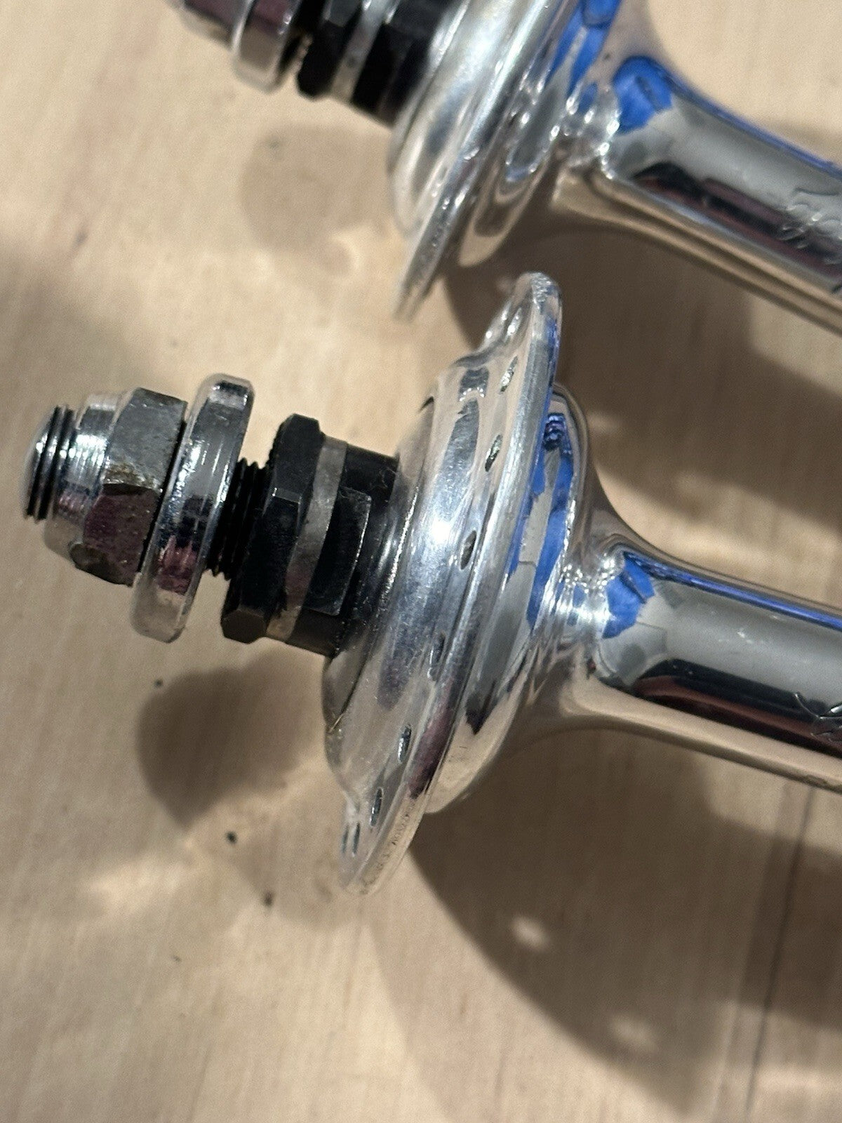 Vintage Campagnolo Record Pista Track Hubs Set - product photo 4 | Miclo Bikes