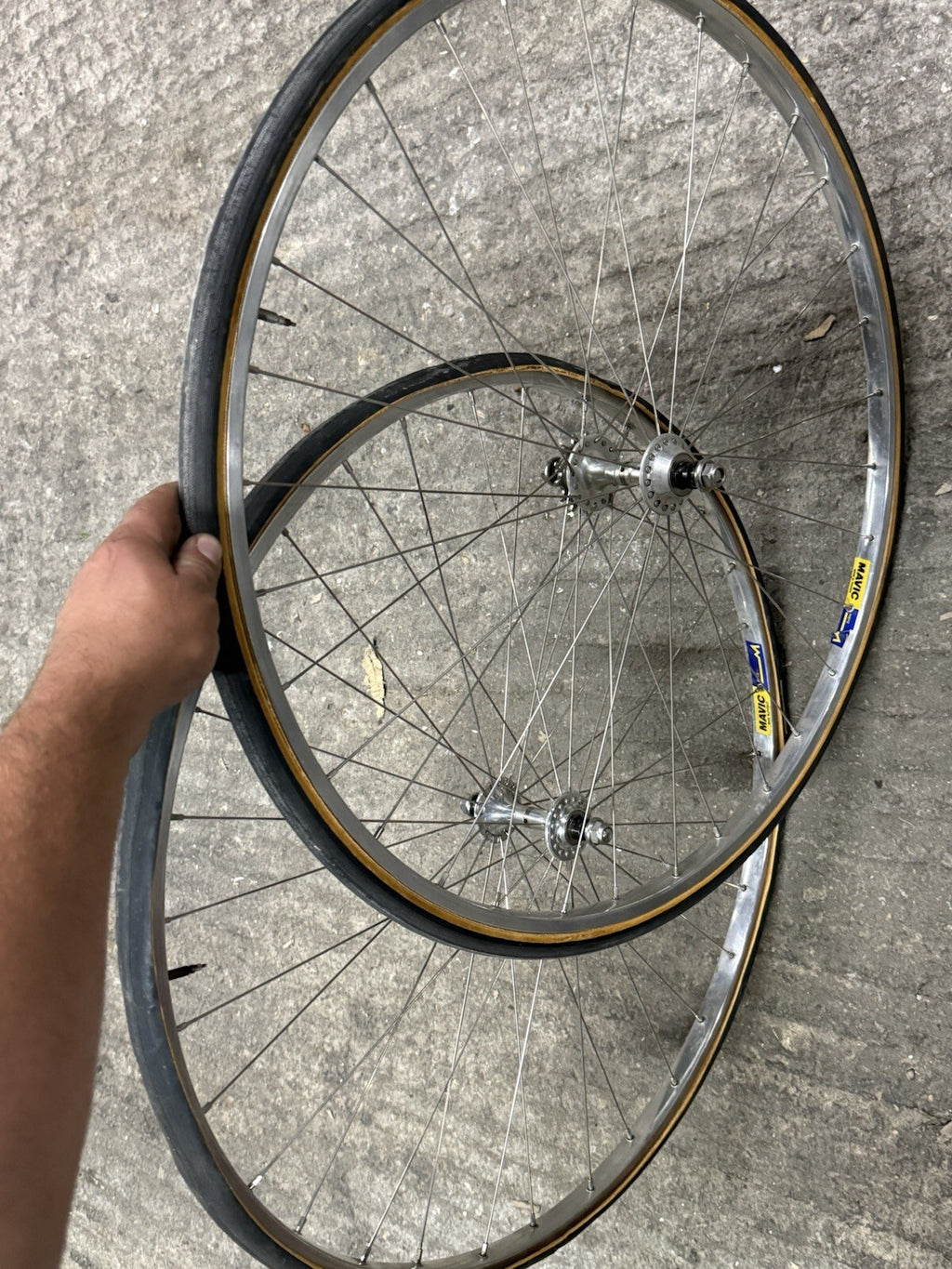 Campagnolo Pista Wheelset Tubular Rims Track Wheelset M