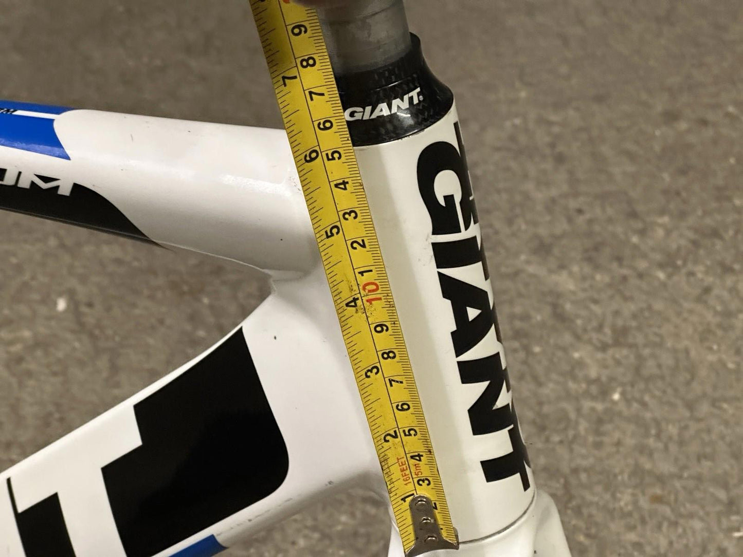 Giant Omnium Track Frameset Fixed Gear Pista  Size M Missing Saddle Base Clamp