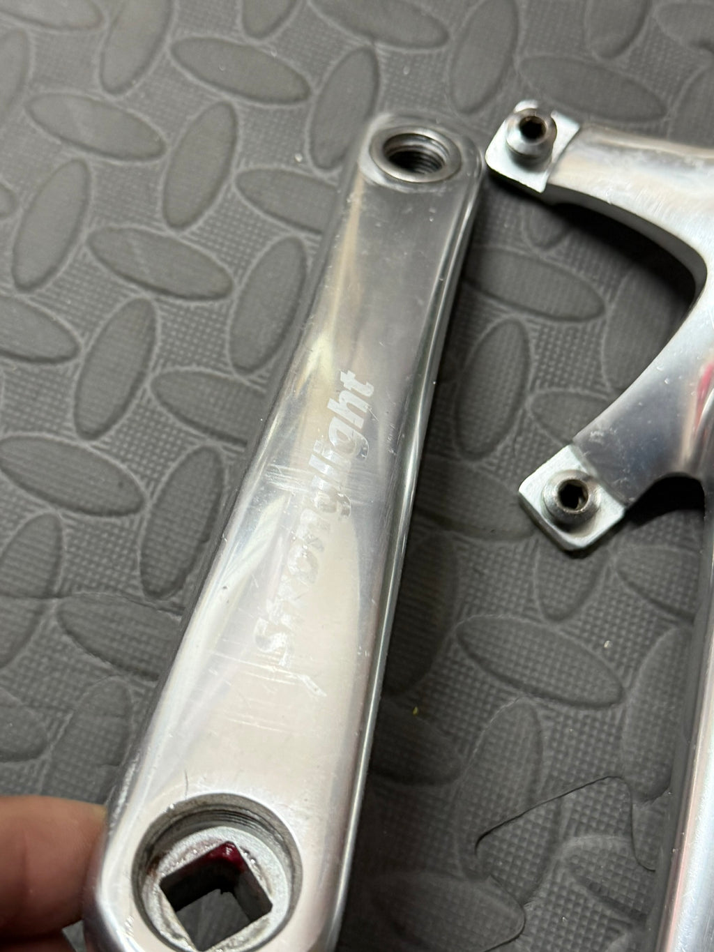 Stronglight Track Crankset 165mm 144BCD