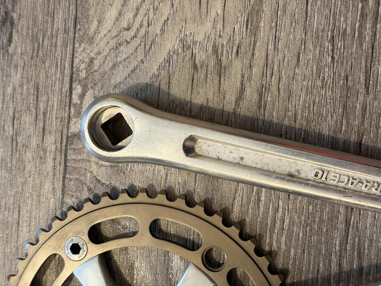 Dura Ace 10pitch Track Groupset Crankset Hubs 165mm Fixed Gear Vintage Set 28h