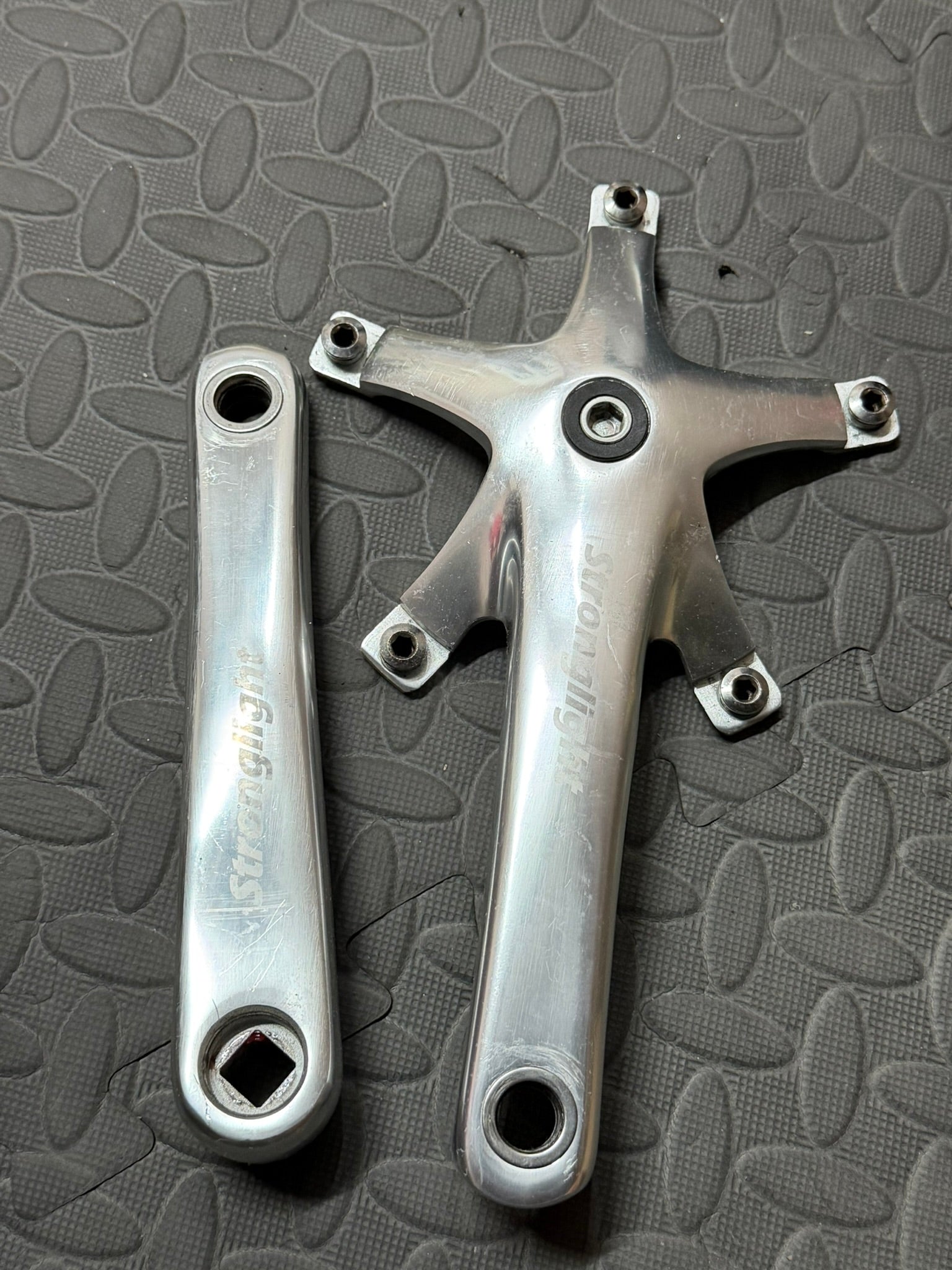 Stronglight Track Crankset 165mm 144BCD