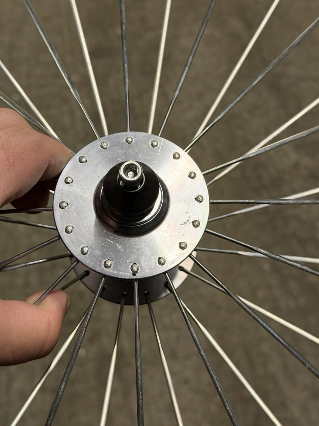 Zipp Tubular Track Wheelset Fixed Gear Pista Wheels Vintage ( Small Damage)