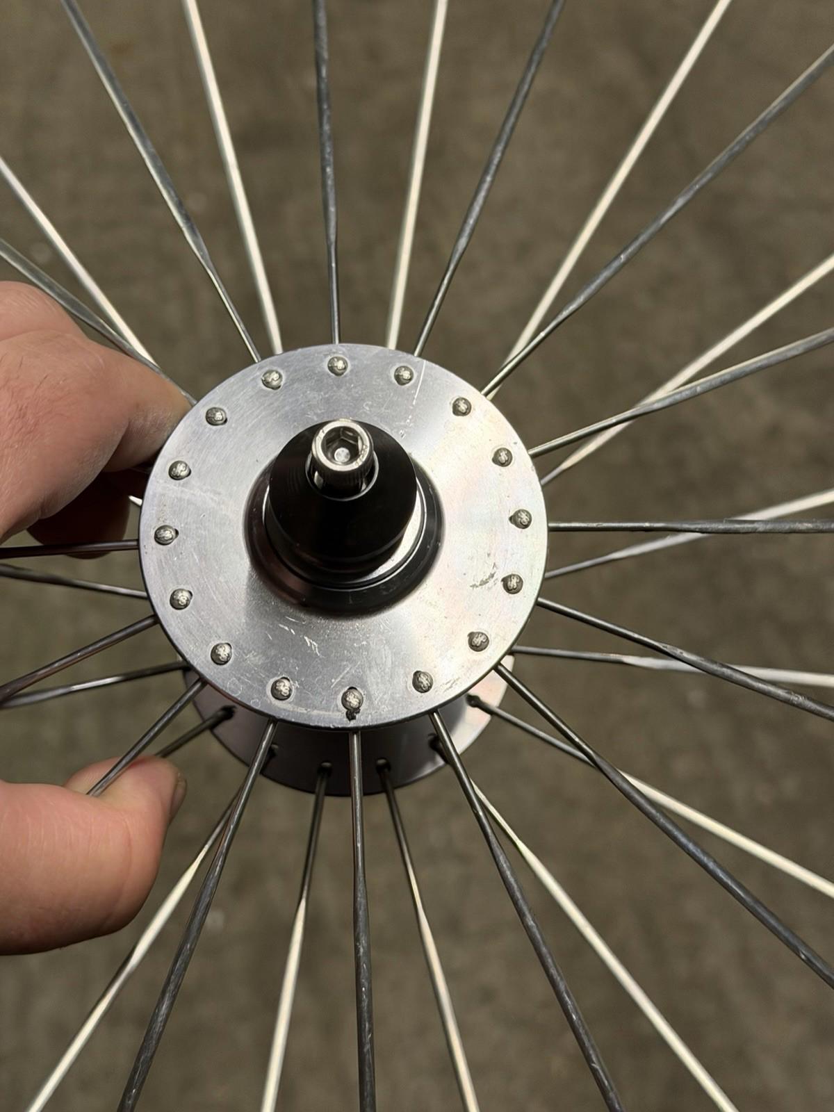 Zipp Tubular Track Wheelset Fixed Gear Pista Wheels Vintage ( Small Damage)