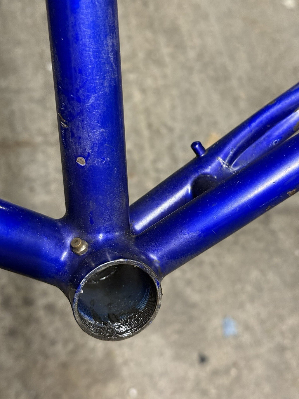 Classic Higgins Steel Road Frameset Rust On Forks Repainted  Size L
