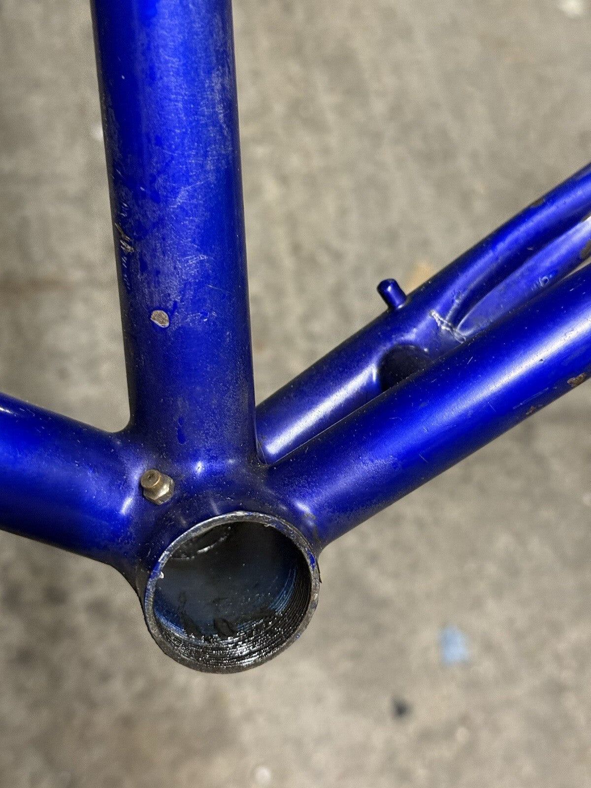 Classic Higgins Steel Road Frameset Rust On Forks Repainted  Size L