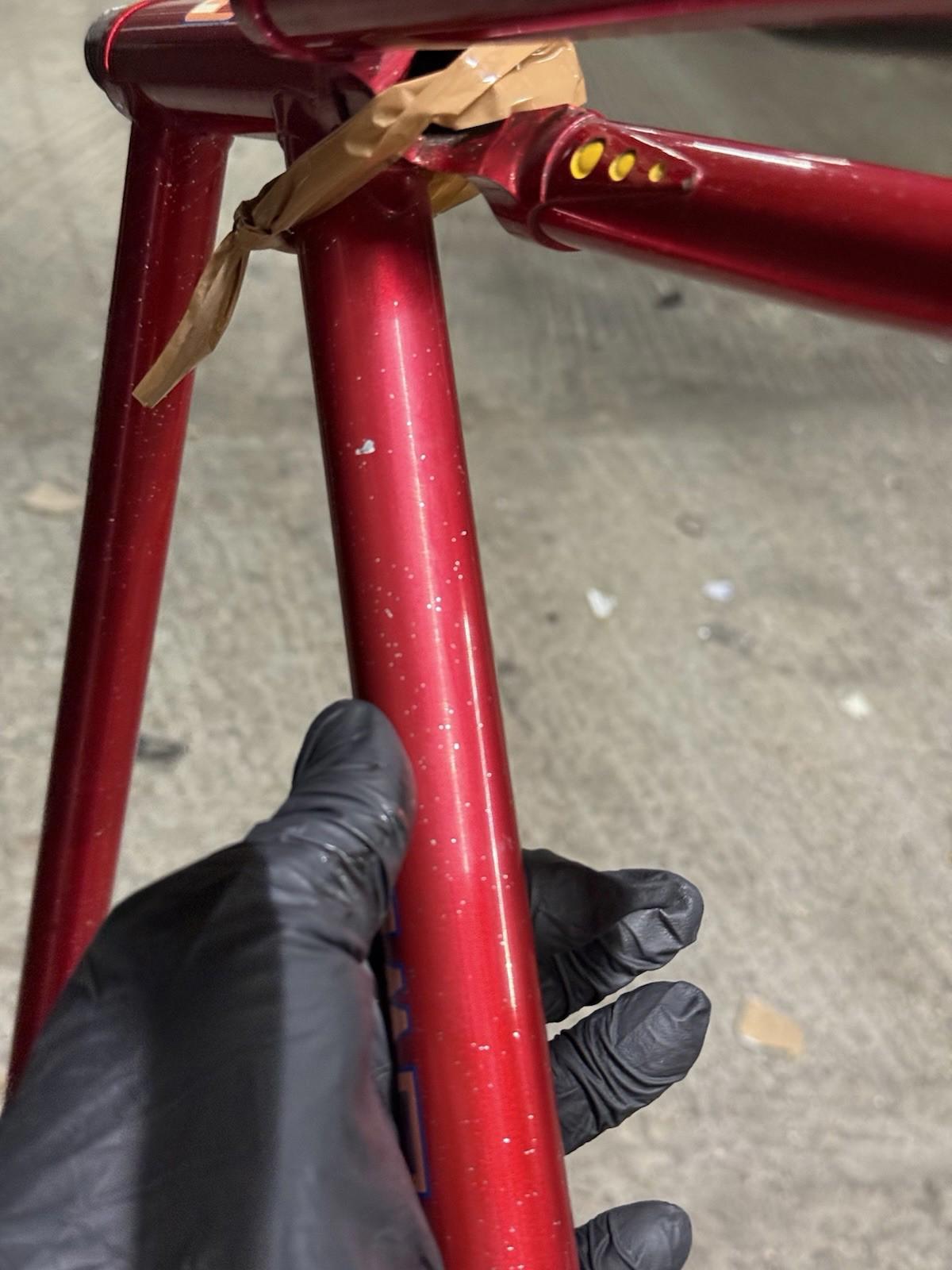Rare Njs Nagasawa Frameset Fixed Gear Keirin Track Frame Size m