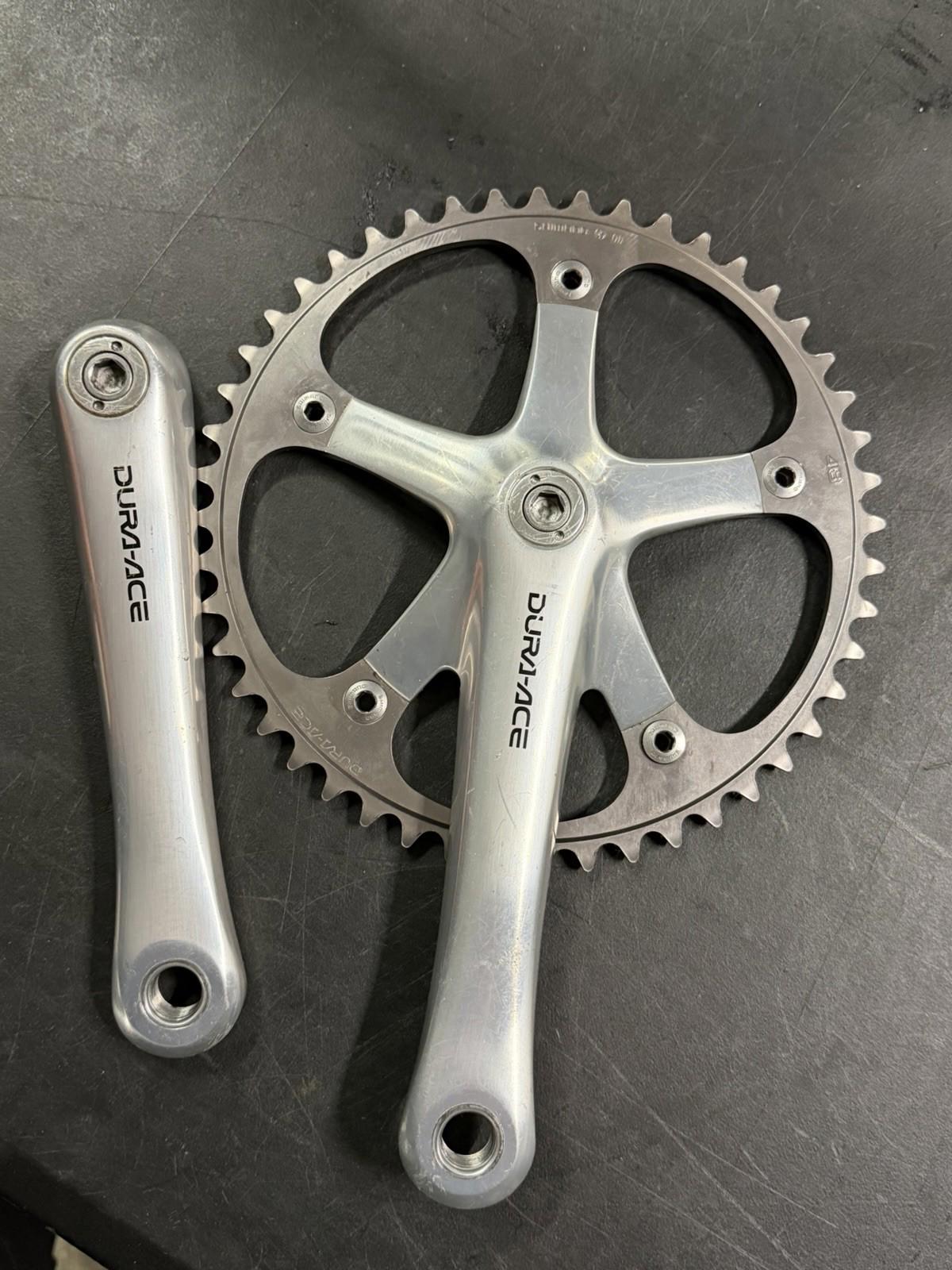 Dura Ace 7710 Track Crankser Fixed Gear 165mm 48t 144bcd