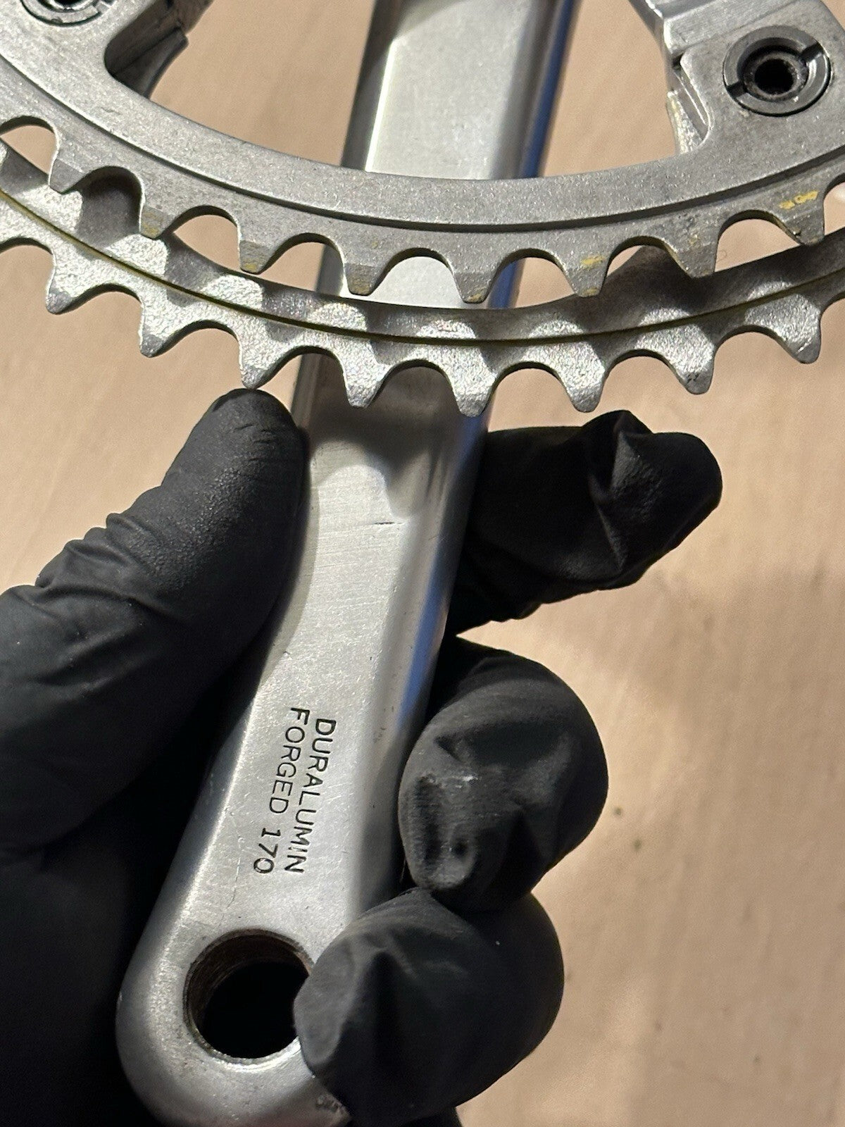 Vintage Aero Cold Forged Road Crankset