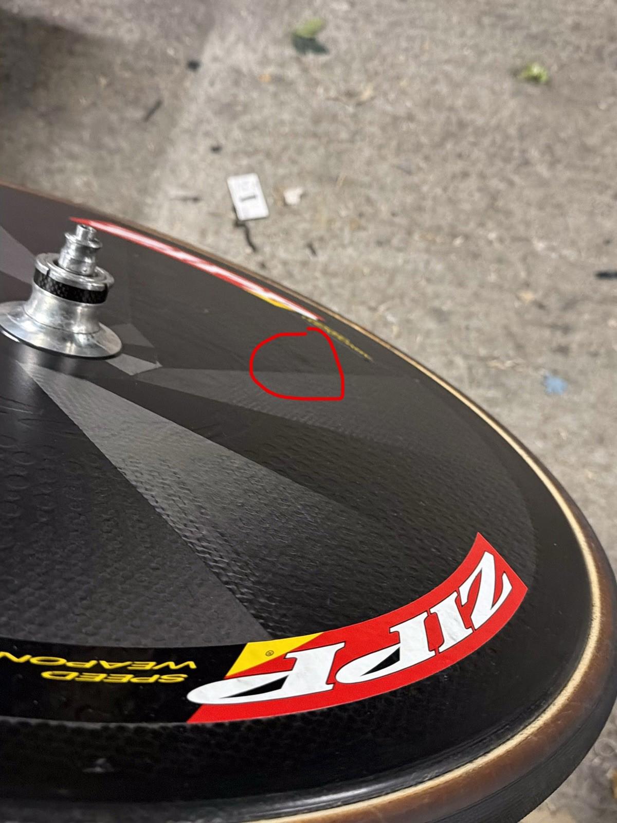 Zipp Rear Road Disc Wheel Tubular Can Be Converted To Track With Correct Axle