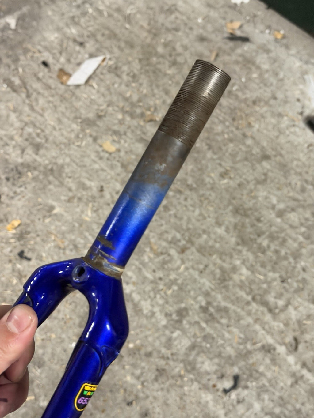 Reynolds 1inch Threaded Vintage Forks 650c Lo Pro