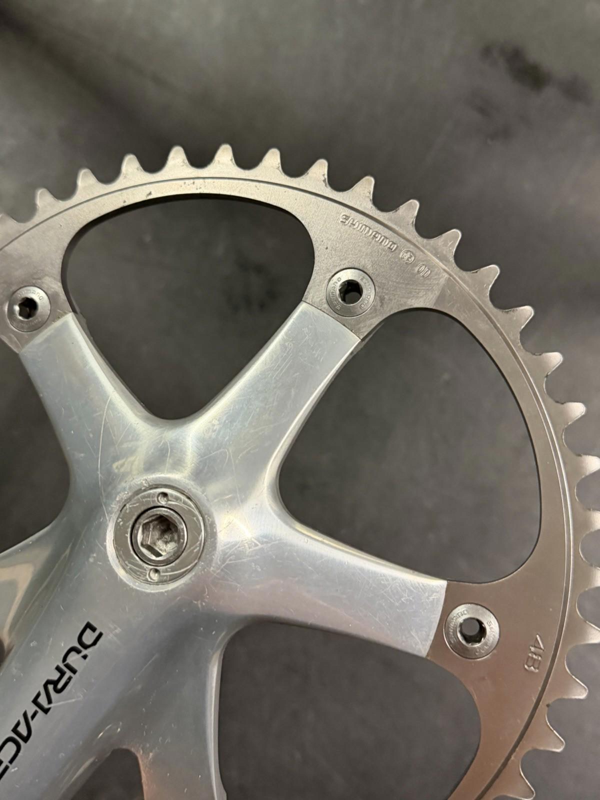 Dura Ace 7710 Track Crankser Fixed Gear 165mm 48t 144bcd