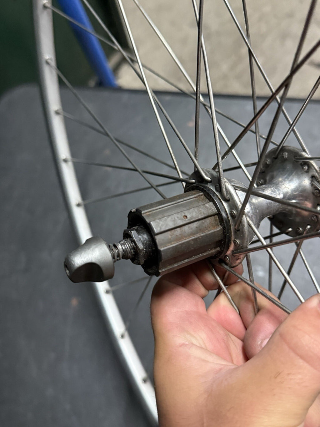 Vintage Campgnolo Clincher Wheelset Mavic Rims 8speed - view 8