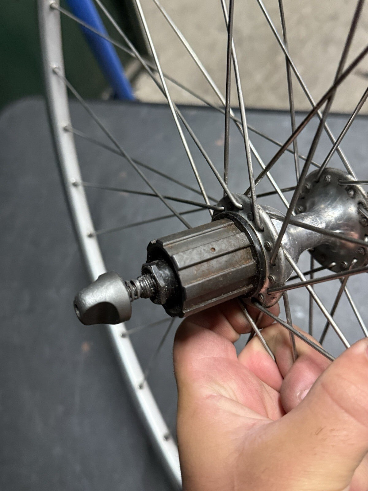 Vintage Campgnolo Clincher Wheelset Mavic Rims 8speed - view 8