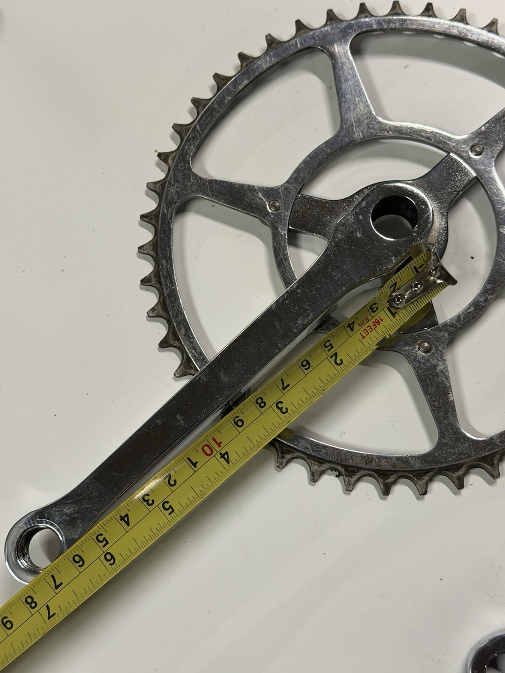 Vintage Bike Crankset Single Chainring