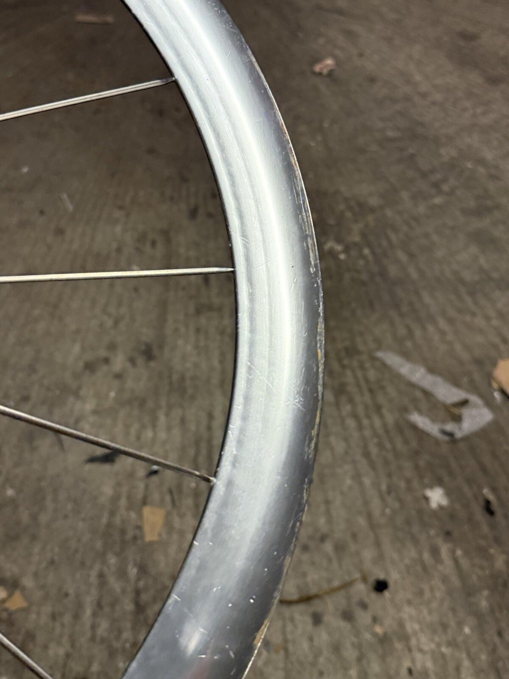 Rare Campagnolo Shamal Front Wheel 1st Gen Pista 650c Tubular