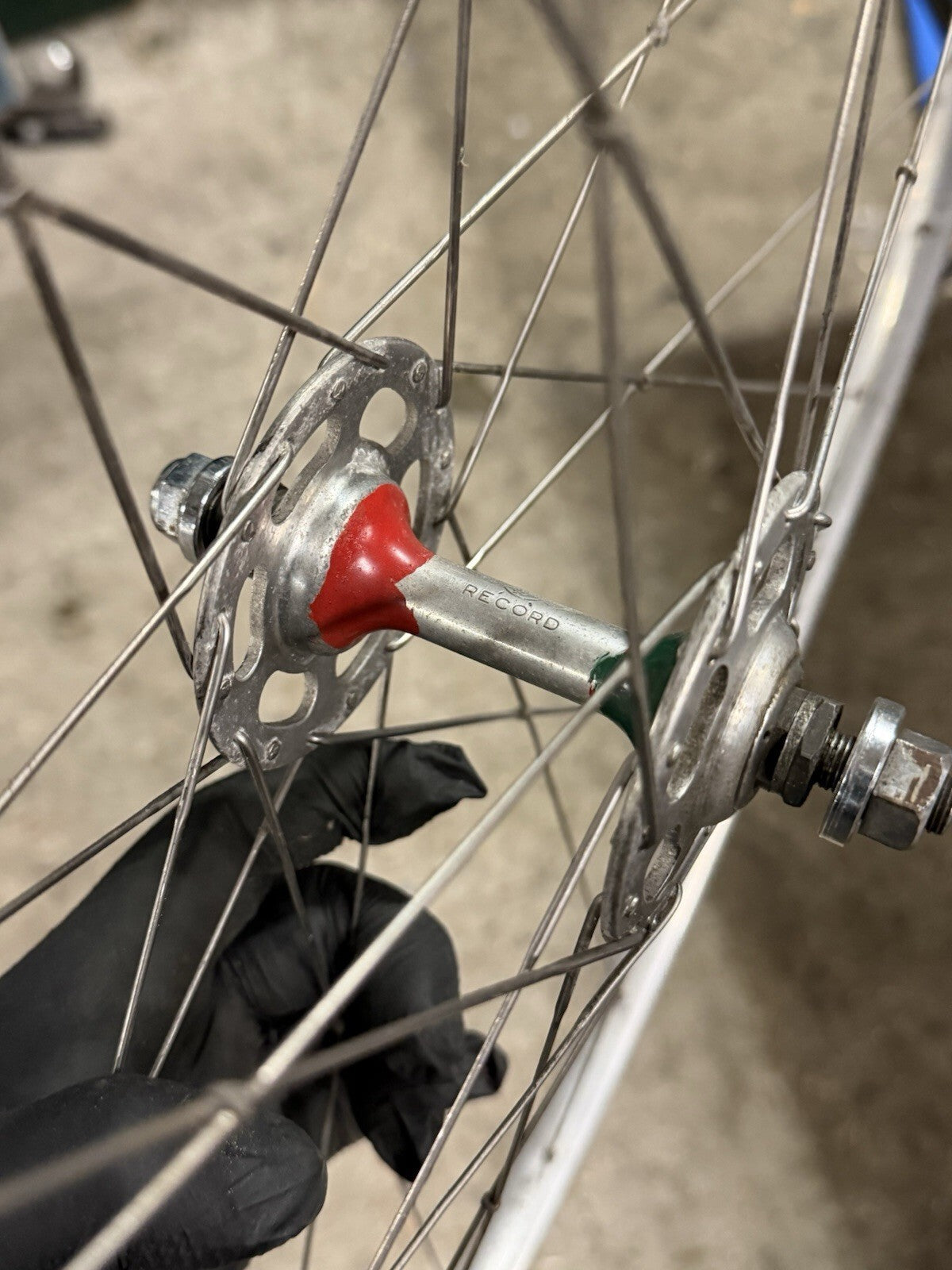 Campagnolo Pista Vintage Track Wheelset – Record Tubular - product photo 3 | Miclo Bikes