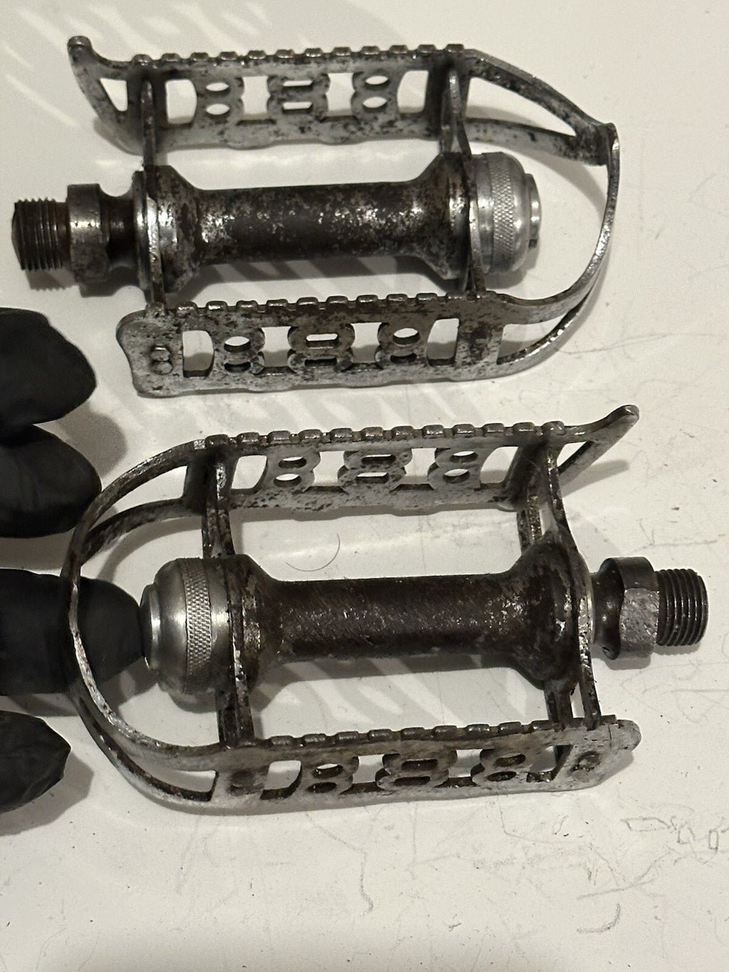 Vintage Bike Pedals Brampton B8 Vintage Quil Road Pedals