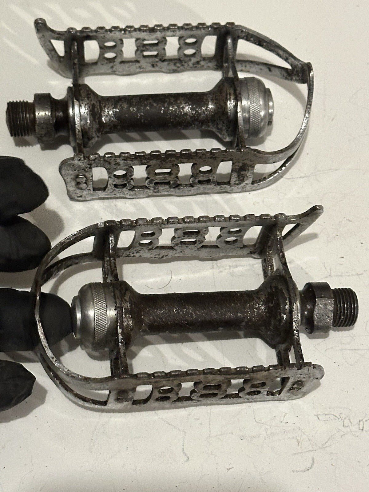Vintage Bike Pedals Brampton B8 Vintage Quil Road Pedals