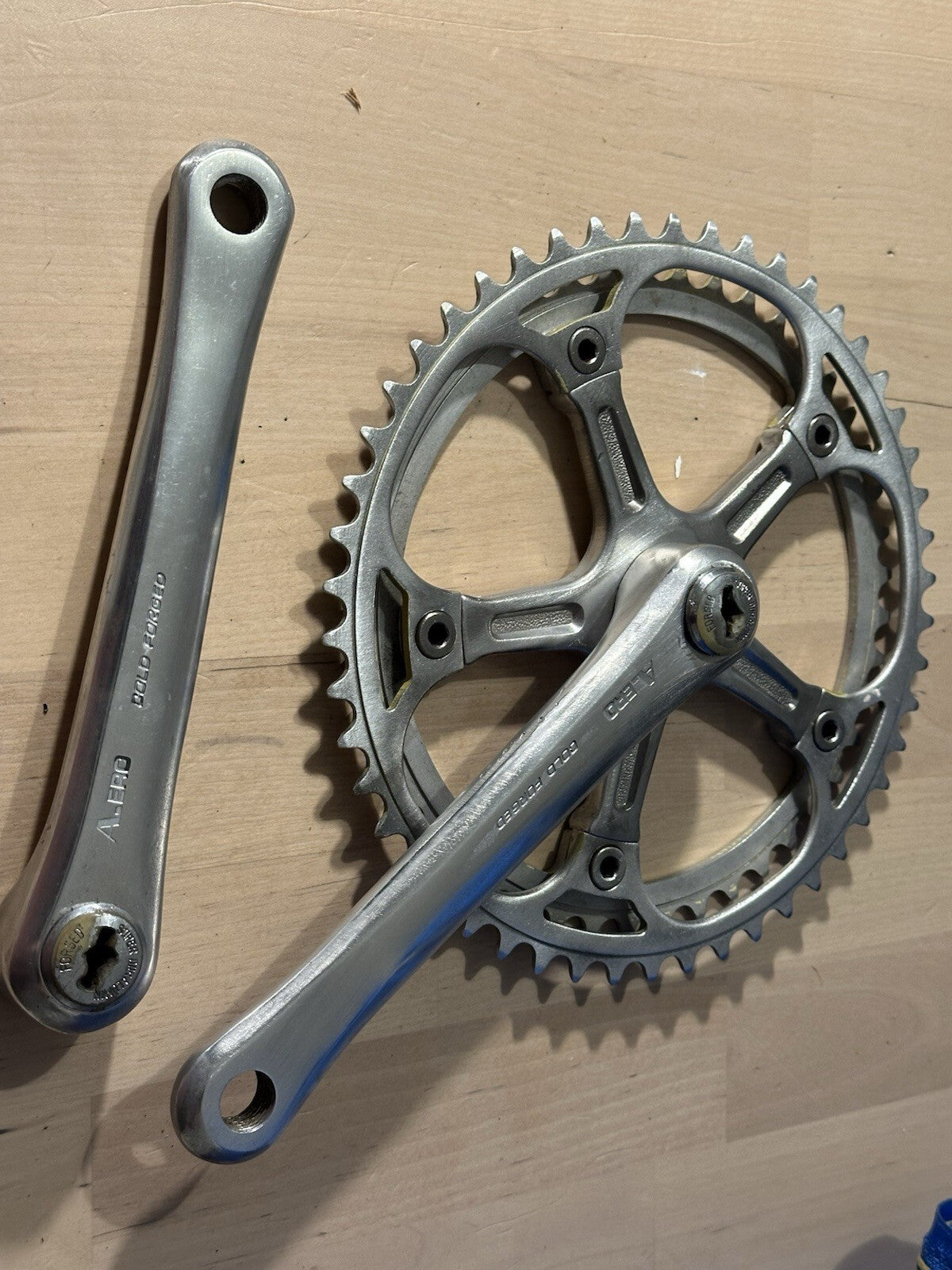 Vintage Aero Cold Forged Road Crankset