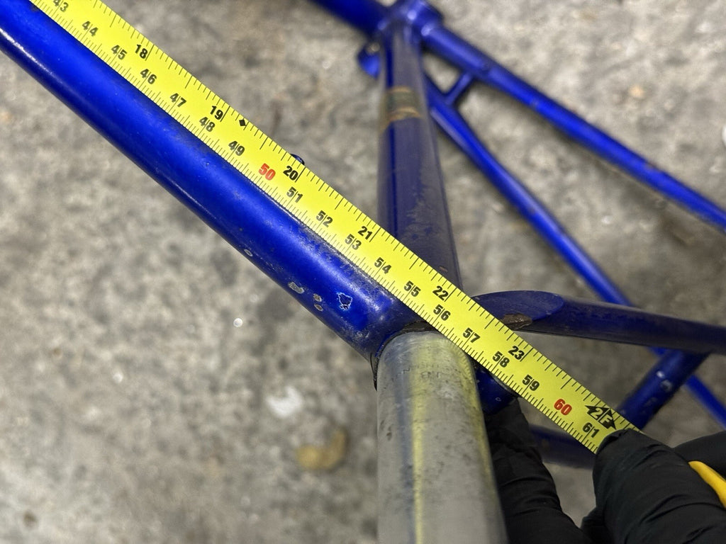 Classic Higgins Steel Road Frameset Rust On Forks Repainted  Size L
