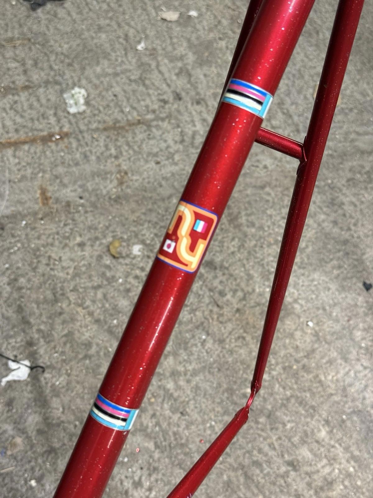 Rare Njs Nagasawa Frameset Fixed Gear Keirin Track Frame Size m