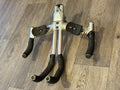 Rare Itm Dual Road Track Tt Handlebars Set