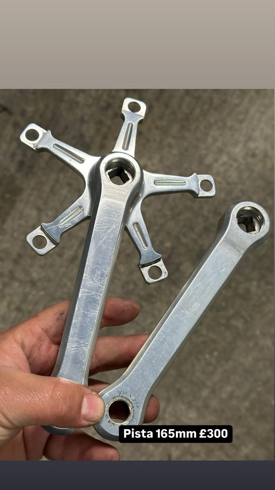 Campagnolo Pista Track Crankset 165mm Non Fluted