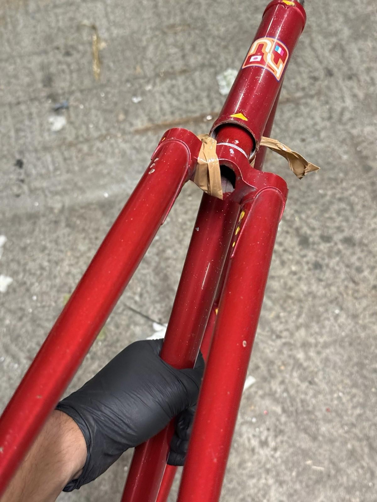 Rare Njs Nagasawa Frameset Fixed Gear Keirin Track Frame Size m