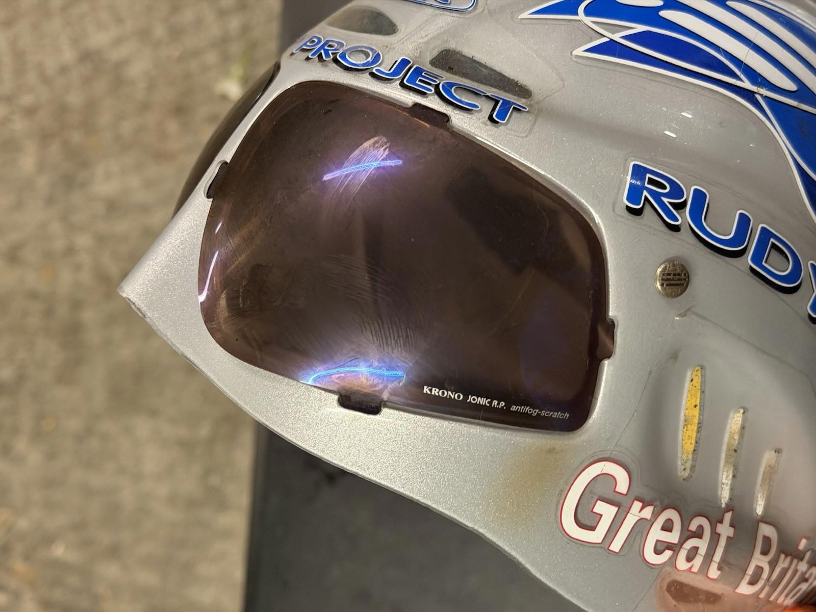 Ruby Project Aero Vintage Helmet Rare  Gb Team