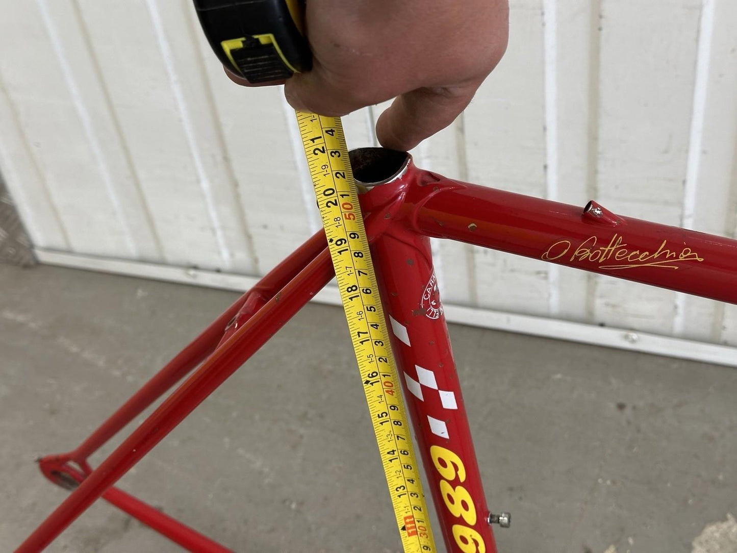 bottecchia 686 Vintage Road Frameset Small Classic Frame Campagnolo Headset