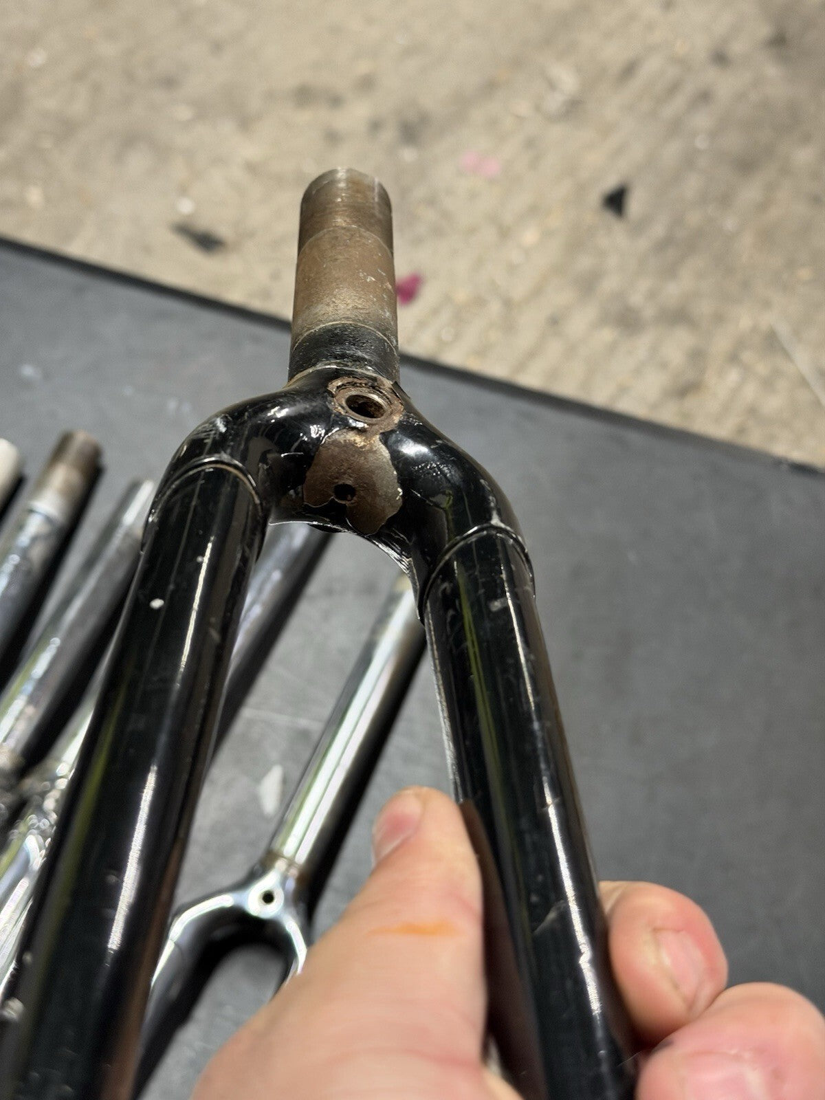 Steel 1inch Threaded Forks 700c Road - view 9