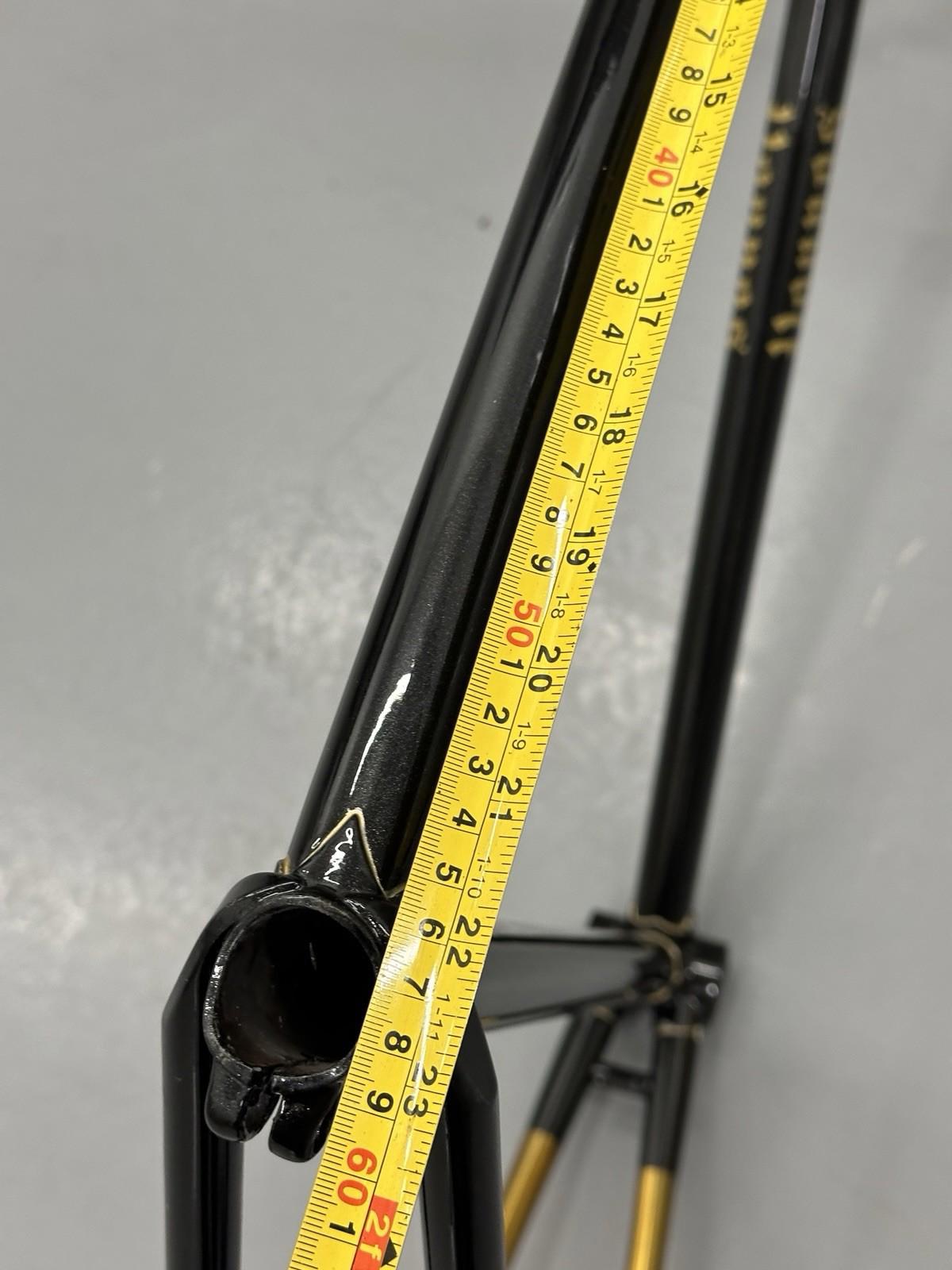 Youngs Cycles Rare English Lightweight Frameset Classic Record Headset Size Larg