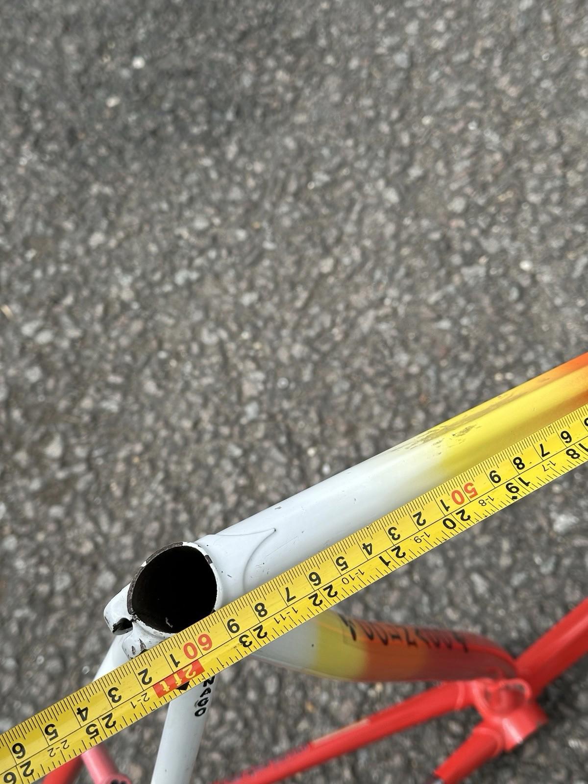 Rare Vintage Colnago Pursuit Tt 700/650c Cx Straight Forks Small Dent