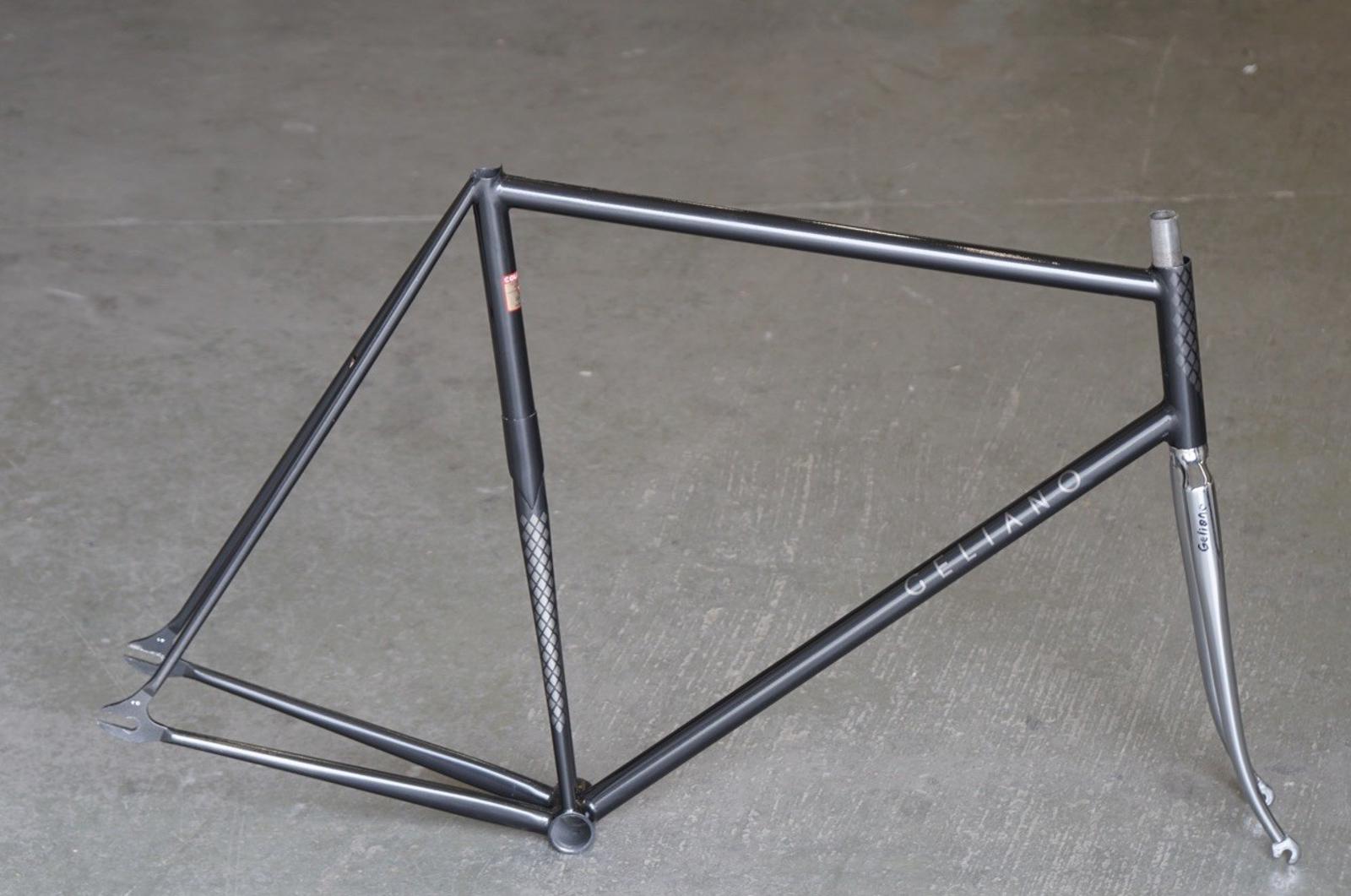 Rare Geliano Pista Columbus Tubing Split Seattube Track Custom Frameset