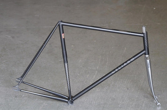 Rare Geliano Pista Columbus Tubing Split Seattube Track Custom Frameset