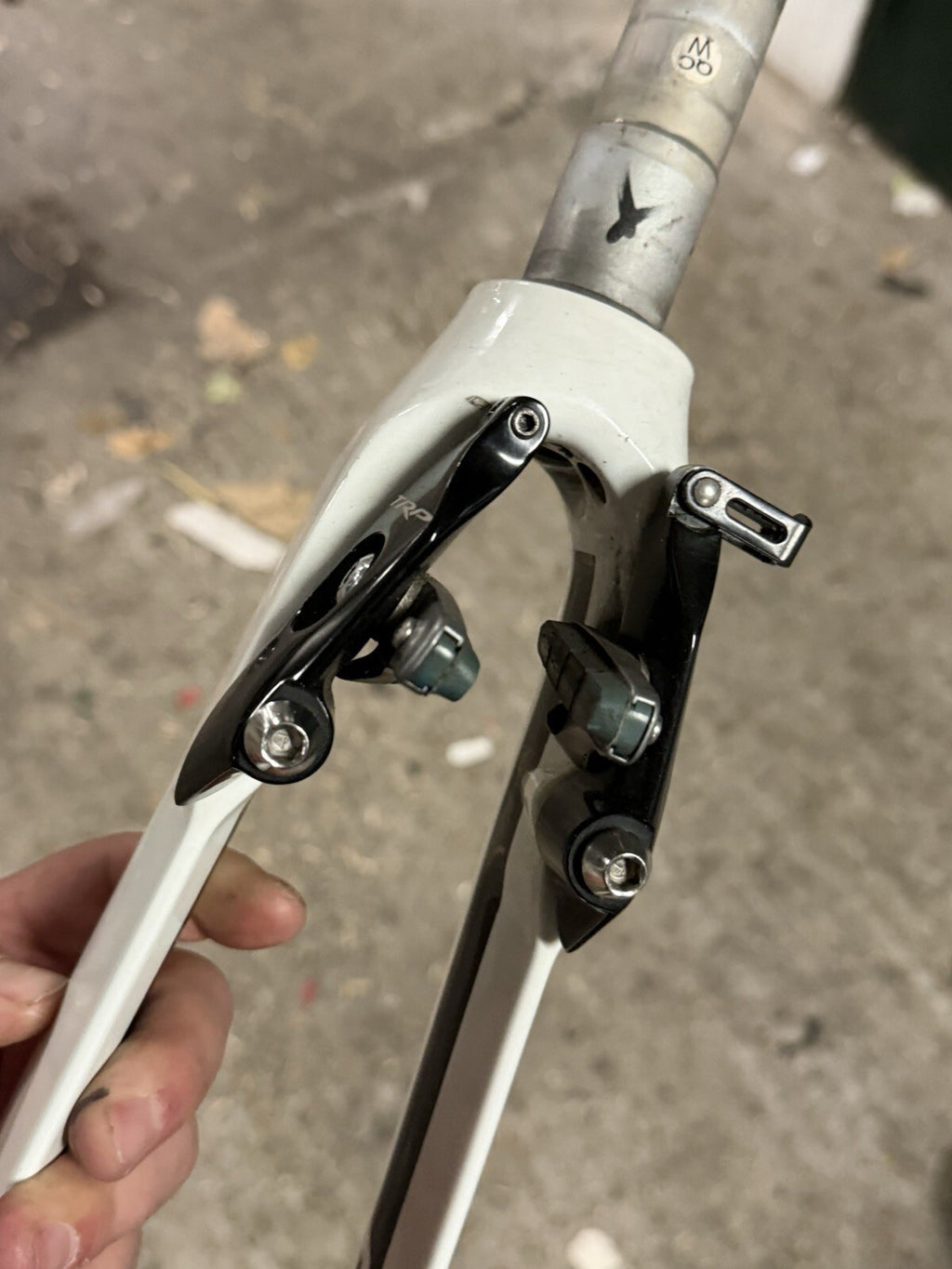 Giant Road Time Trial Carbon Forks With Caliper Tt Forks