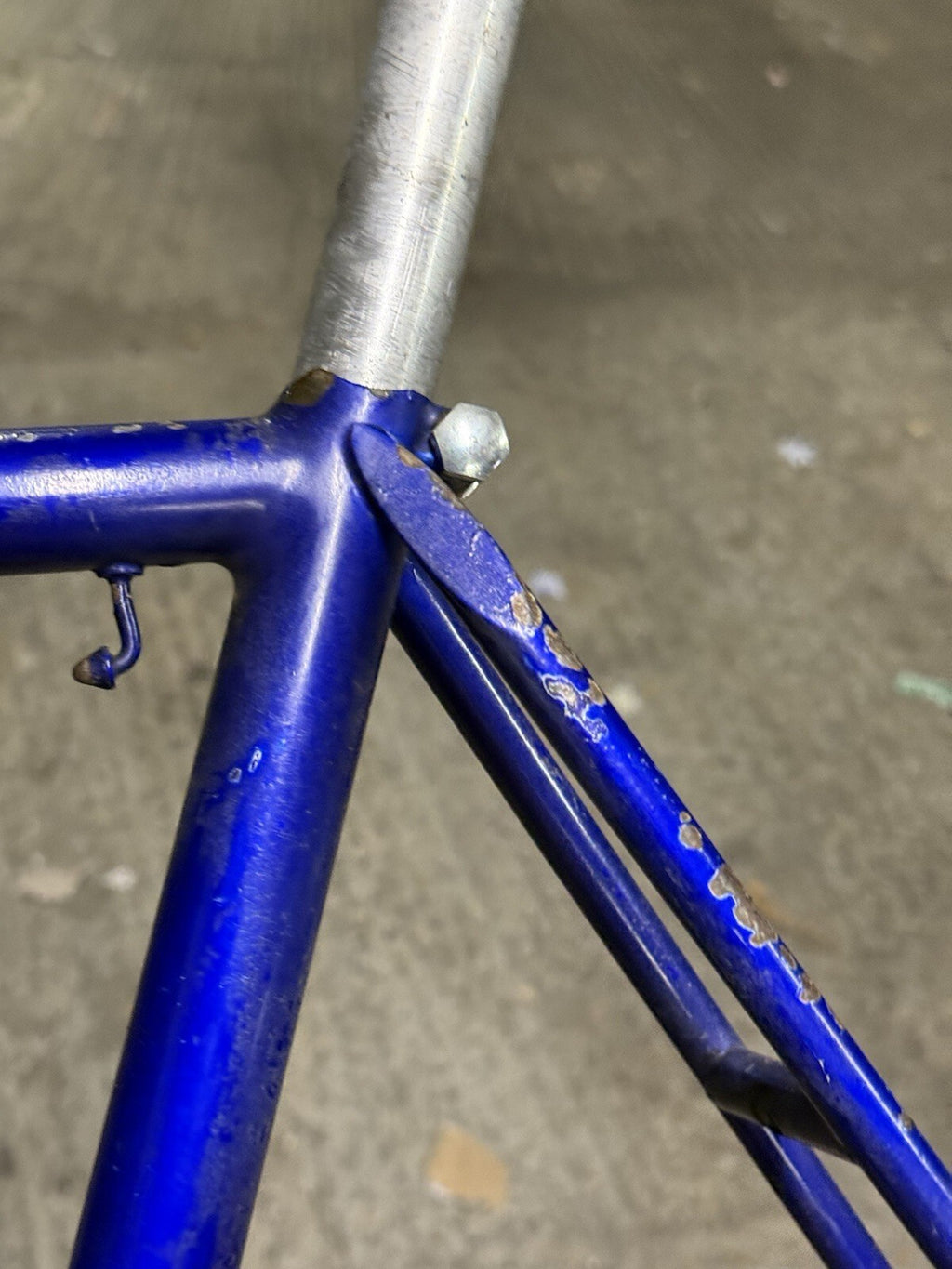 Classic Higgins Steel Road Frameset Rust On Forks Repainted  Size L