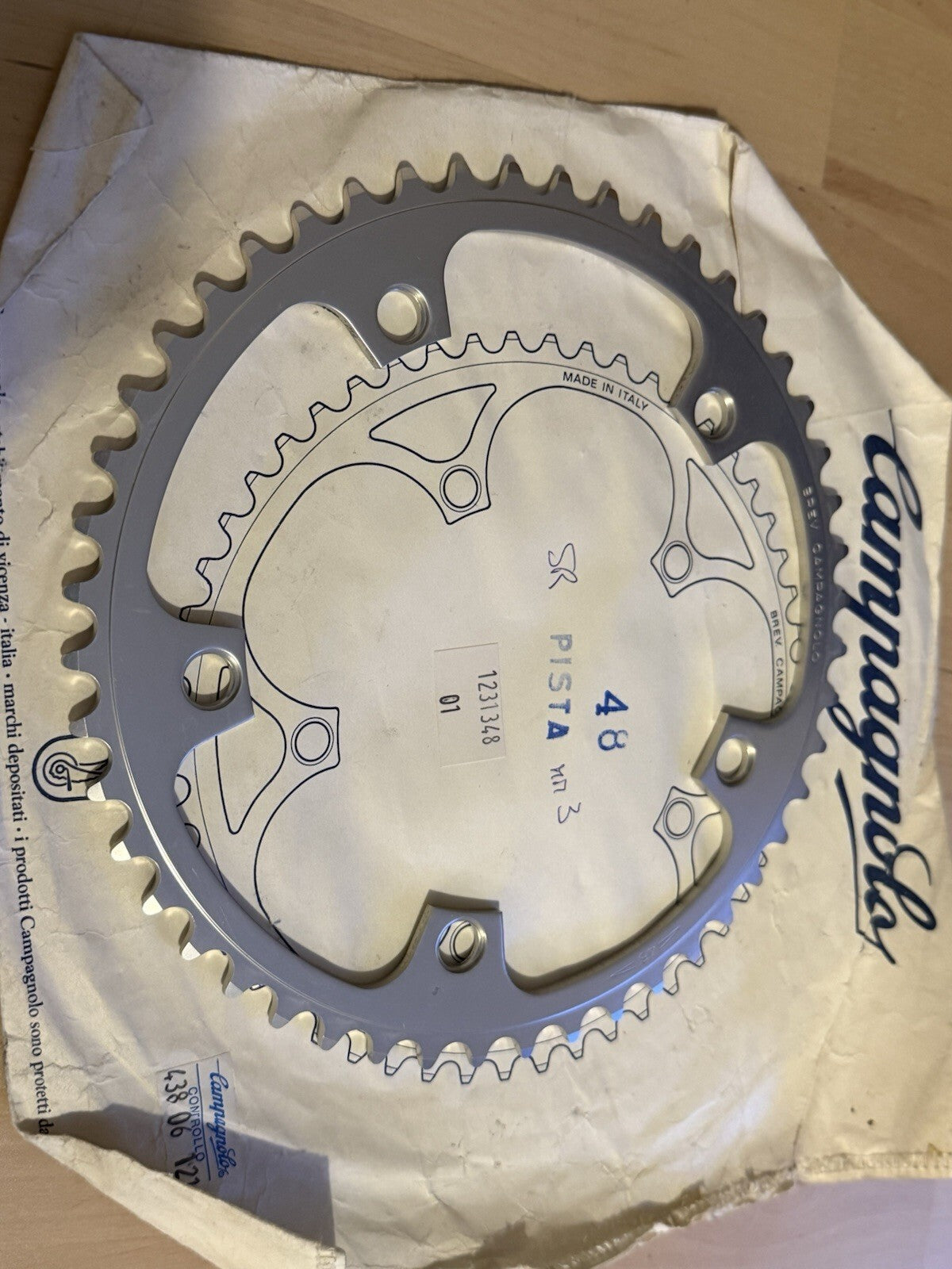 Campagnolo Pista 144bcd 48t Chainring Nos