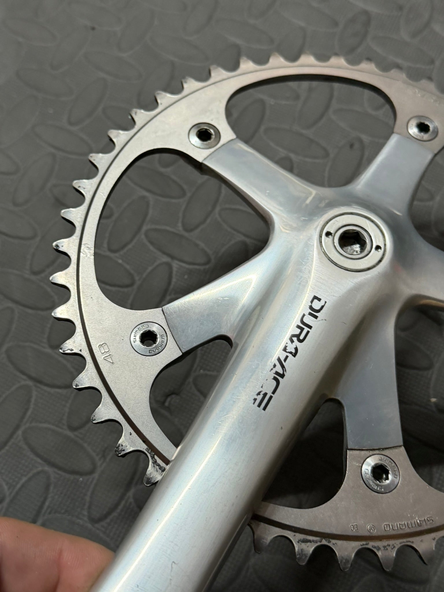 Dura Ace 7710 Track Crankset 165mm 48t