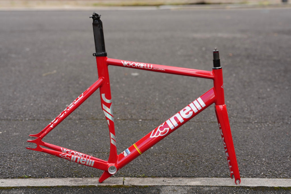 Cinelli Vigorelli Shark Track Frameset, Size 56cm Red