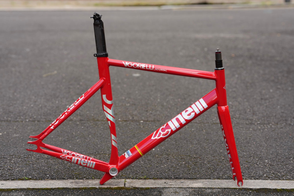 Cinelli Vigorelli Shark Track Frameset, Size 56cm Red