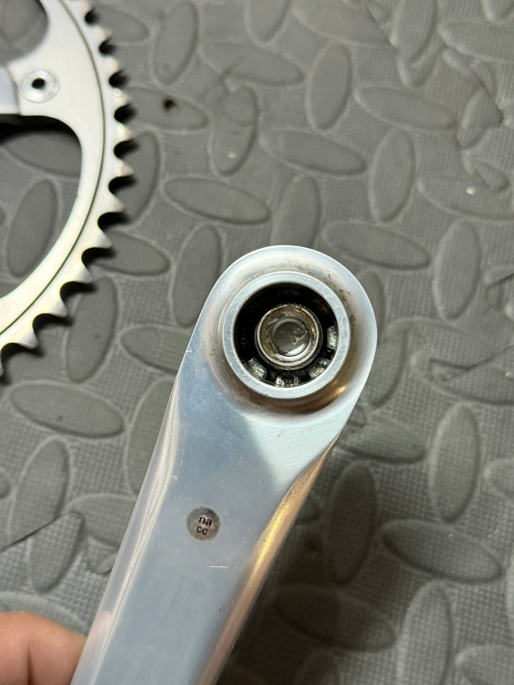 Dura Ace 7710 Track Crankset 165mm 48t