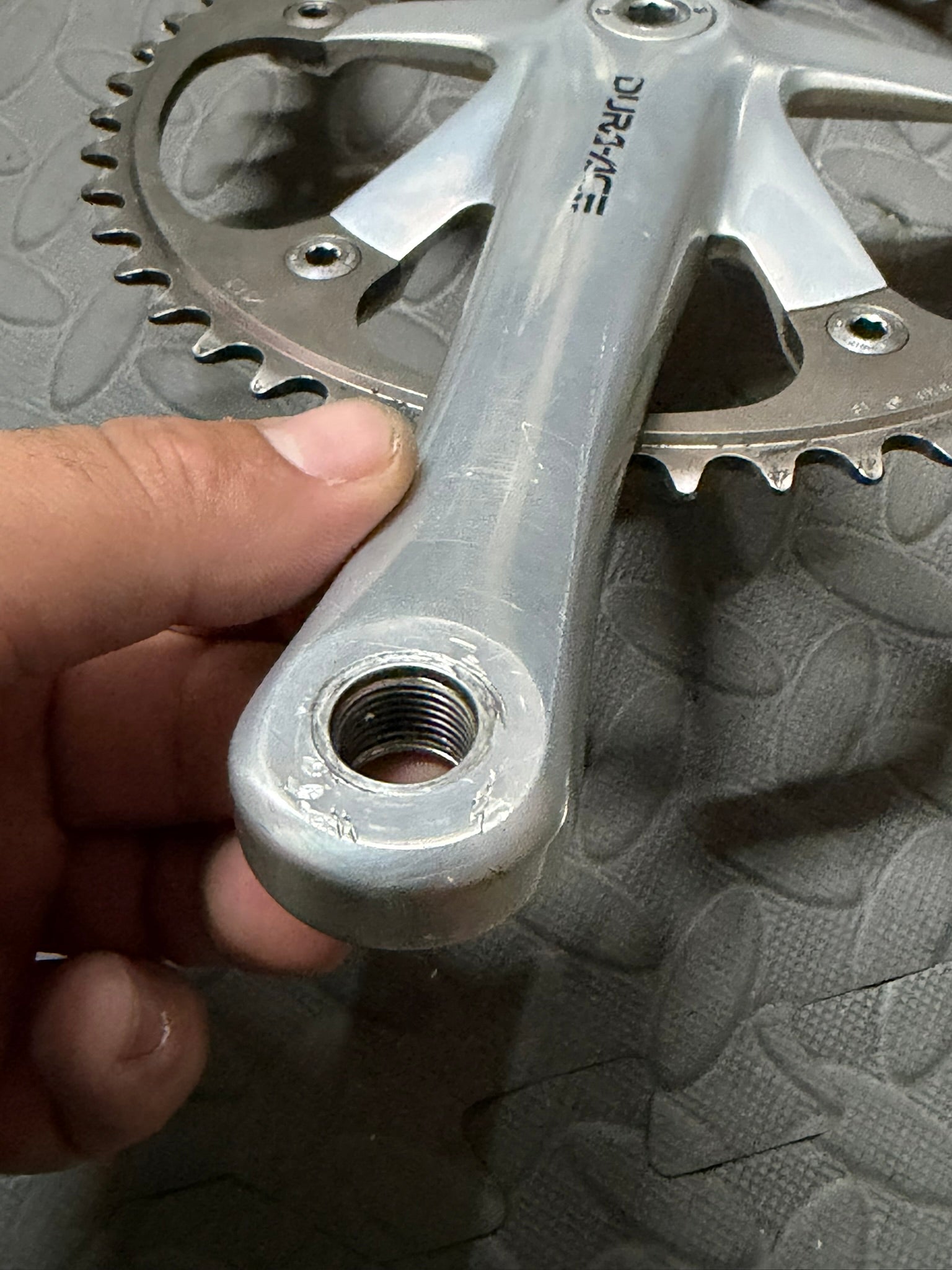 Dura Ace 7710 Track Crankset 165mm 48t