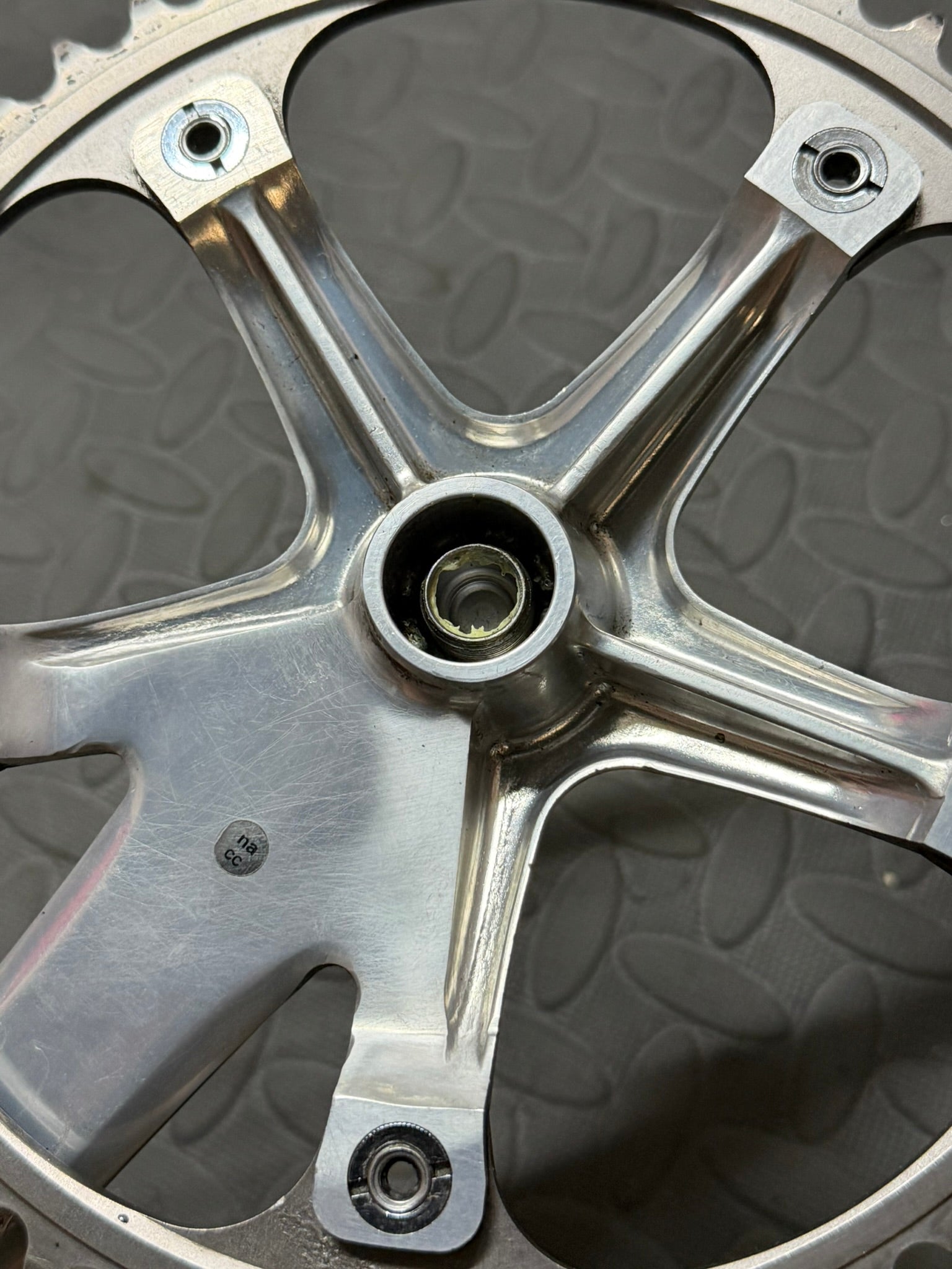 Dura Ace 7710 Track Crankset 165mm 48t