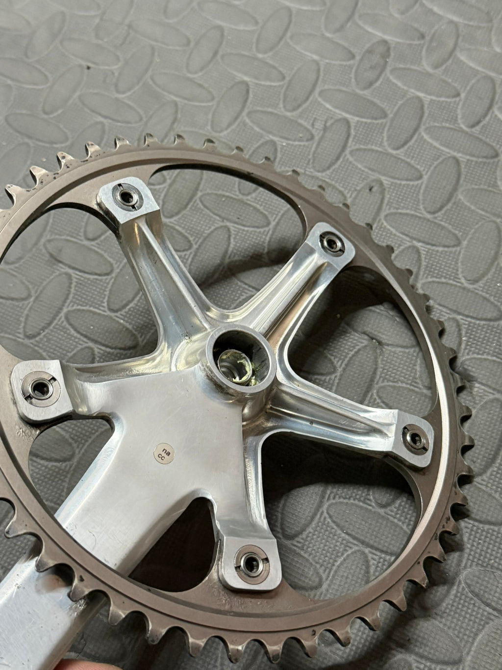 Dura Ace 7710 Track Crankset 165mm 48t
