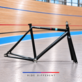 Hoy Fiorenzuola .001 Medium track frameset – side view on velodrome background