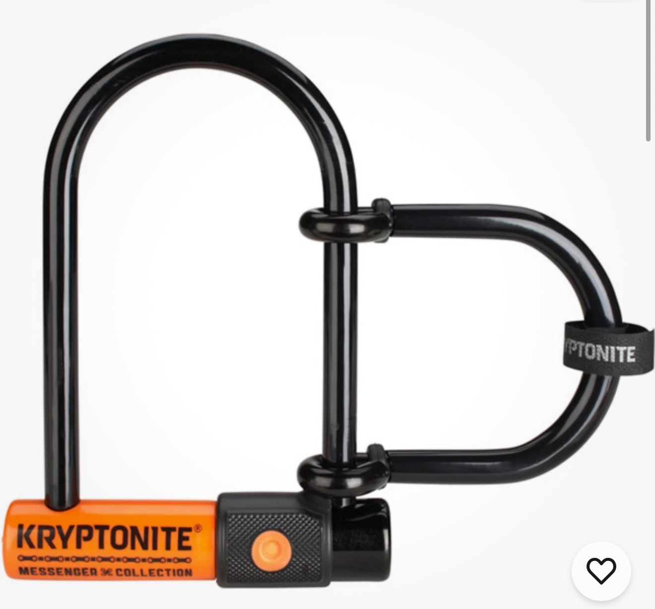 Kryptonite Messenger Mini And U-Lock Extender Bike Lock Cycling Security